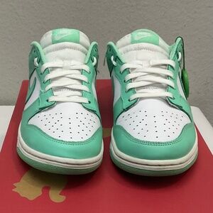 Size US - 9 / EUR- 40.5 Nike Dunk low Green Glow (W)